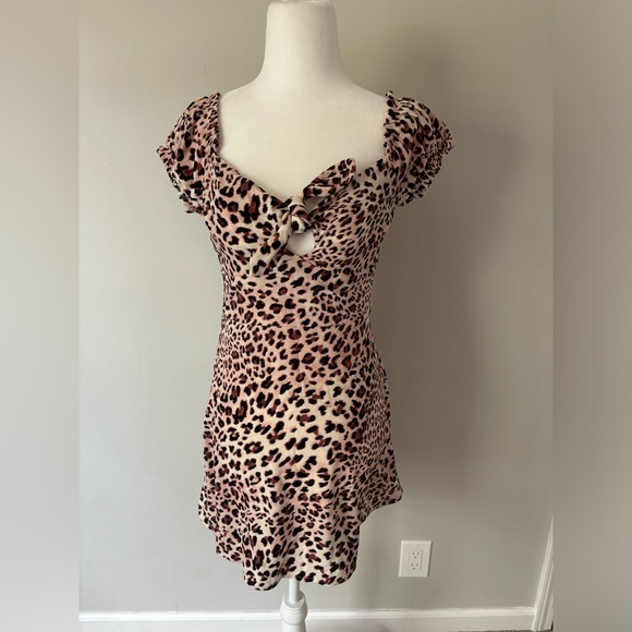 KITTENISH Animal Print Mini Dress - Picture 3 of 9